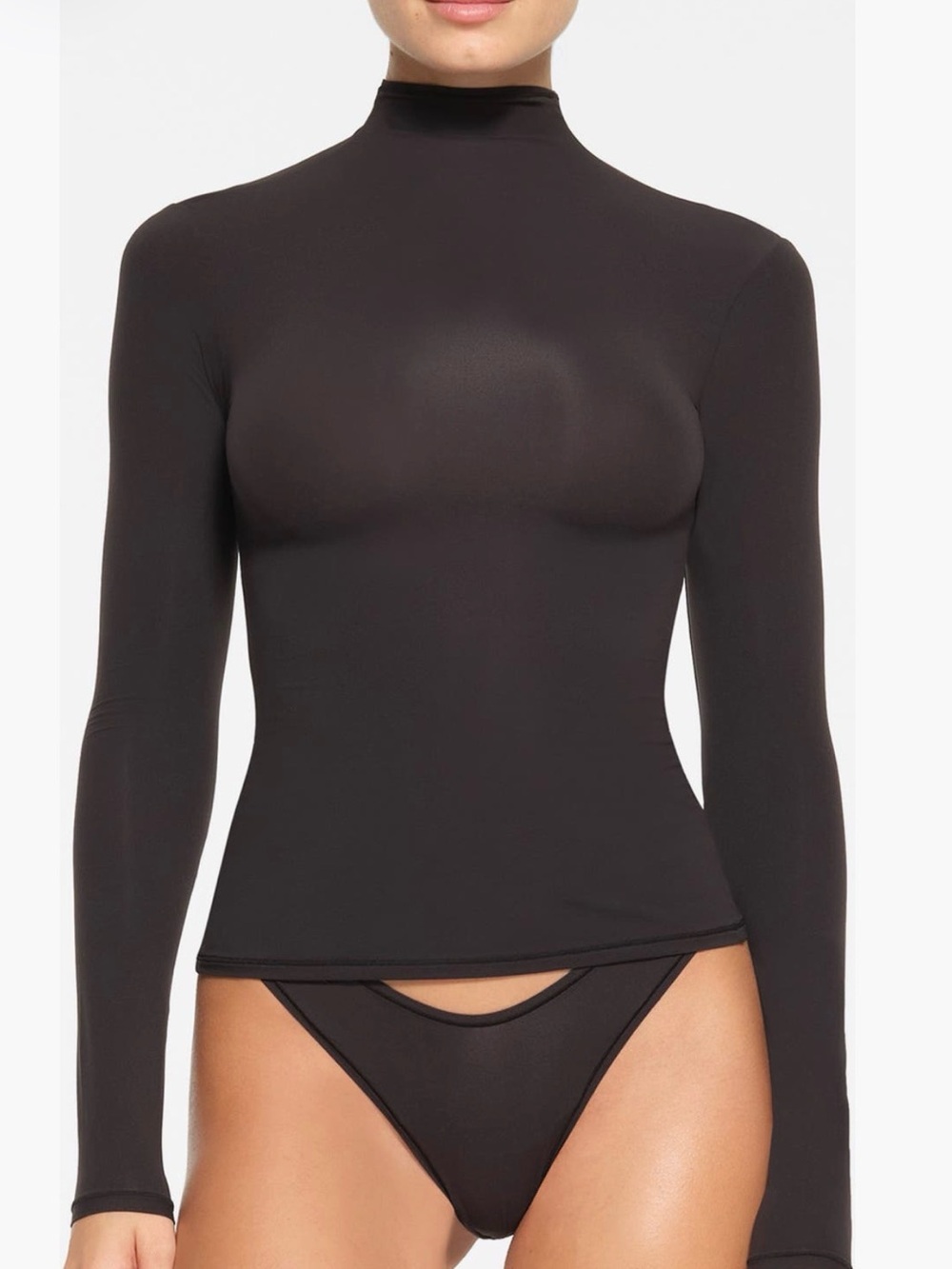 Skims funnel neck top size S